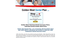 Desktop Screenshot of goldenwestdentalplan.com